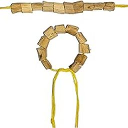 Dried Sweet Flag Pieces Band - 75 mm Length (Pack of 4) - Acorus Calamus Root Traditional Chain - Vasambu Kayiru - Unisex - Herbs Garlands - Vacha Root - Vayambu-image-66