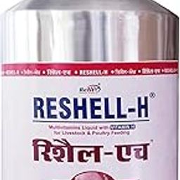 REFIT ANIMAL CARE Veterinary Vitamin H Supplement for Cow, Cattle, Goat, Chicken, Layers, Broilers, Poultry and Other Livestock Animals, 10 LTR, Reshell H-image-43