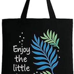 Canvas Tote Bag for Women Office Use | Women Tote Bag With Zipper and Pocket | Stylish Designer Cotton Tote Bags for College Girls Travel, Daily Use | Washable Handbag Shoulder Bag-18