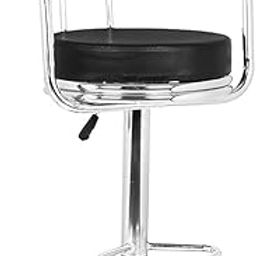 Mezonite Metal Bar Stool | Modern Height Adjustable Bar Chairs for Home | 360 Degree Swivel Seat Top | Bar Chair for Home Kitchen with Footrest |Cafe Bar Stools-image-19