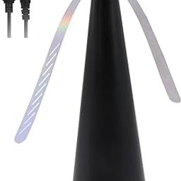 Jolfay Fly Swatter Fan | Repellent Outdoor Indoor Portable Table Top Fan Fly Spinner with Holographic Blades for Picnic Patio Home Party BBQ-20