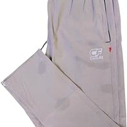 Athletic Track Pants, Regular Fit, Elastic Waist with Drawstring, Side Pockets, Light Grey, 75 cm Inseam-image-17