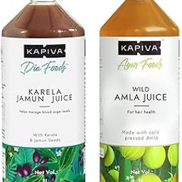 Kapiva Karela Jamun Juice + Amla Juice | Power Combo for Blood Sugar Control and General Wellness (1L+1L)-image-22