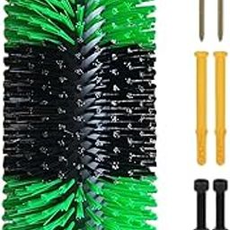 ATORSE Livestock Scratching Brush Massage Garden Horses Brush for Horses Cow Cattle 40cm, Reusable Animal Hair Removal Brush for Dogs and Cats, Self Clean Pet Fur from Carpet, Furniture, Rugs-image-35