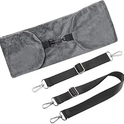 enakshi (label) Enakshi® Stuffable Travel Pillow for Extra Luggage Storage Bag Fillable with Clothing Gray|Travel | Travel Accessories | Travel Pillows-picture-4