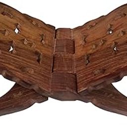 Book Stand Cover Case Wooden Rehal bhaqwat Geeta ramayan Holy Quran Bible Gita Office Home Decor Furniture (12 inch Lenght)-image-42