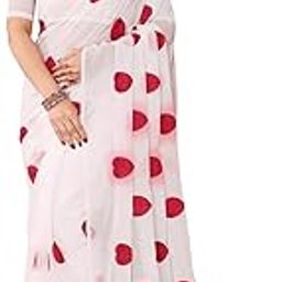 Designer Heart Shape Embroidery Saree-picture-51