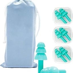 James HealthPlus Ear Plugs For Sleeping & Swimming, Shooting, Noise Cancelling Earplugs 3 Pairs Reusable Earplugs, Soft and Comfortable Noise Reducing Earplugs, With Care Case & Travel Bag.-16