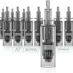 Dr. Pen Ultima A7 Replacement Cartridges - (10 PACK) - 0.25mm 36 Pins Bayonet Slot - Disposable Replacement Parts-image-24