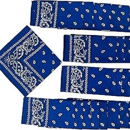 Blue Men & Women Printed Bandana (Pack of 24)-image-79