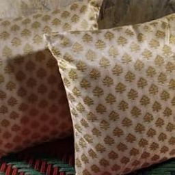 Jute Silk Cushion Cover for Home Decor – Brown Buti Pattern – Soft and Durable Decorative Pillowcase (16x16 inches)-image-26