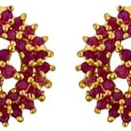 Prithika Gold Plated and Pearl Massive Studs for Women & Girls | Ideal Gift for Women & Girls | Latest & Stylish Earrings-image-41
