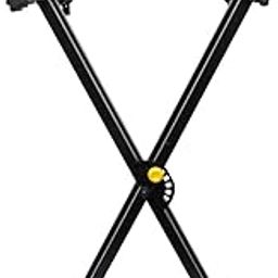 STANDZO Heavy Duty Double Keyboard Steel Stand X2-D, Powder Coated (Black)-24