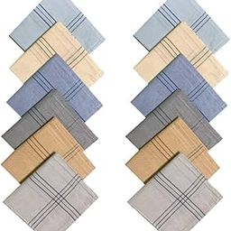 Cotton Premium Collection Multicolor Handkerchiefs Hanky Set For Men - Pack of 12-image-14