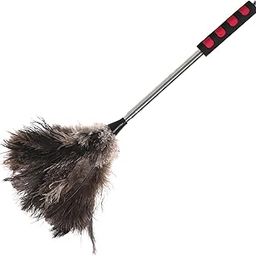 CIYODO Extendable Ostrich Reusable Cleaning Tool for High Ceilings Ceiling Fans Furniture and Blinds Handle for Dust Removal-image-26