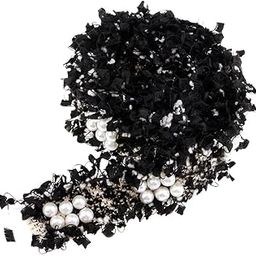 Enakshi 1 Yard Vintage Lace Ribbon Trim for Wedding Bridal Sewing Craft Black-picture-28