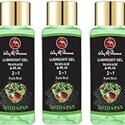 Lube Flavoured Lubricant Gel - 50ml | Water based lube | Pack of 5 (Mitha Pan, Pack of 5)-21