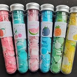 Paper Soap Sheets in Tube Box, Fruit-Scented, 200g, Set of 3, Travel-Sized Hand Wash Strips, Portable Design with 6 Fragrances-14