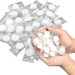 LIVELLO Compressed Towel Tablets, Facial Cleansing Tissue, Mini Tablets Disposable Towels, Makeup Remover Pads, Water Activated Coin Tissue for Beauty Salon, Travel, Sports & Personal Use (Pack of 50)-image-50