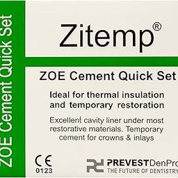 Prevest DenPro Zitemp ZOE Cement Quick Set, Liquid - 10ml, Powder - 20g-15