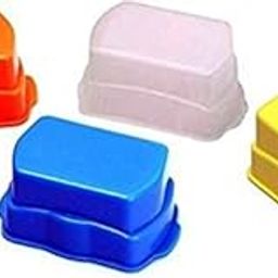 Boosty® Colored Pop Up Hot-Shoe Flash Diffuser Set for DSLR Cameras (for Canon/for Nikon) (4 Color Diffuser)-6
