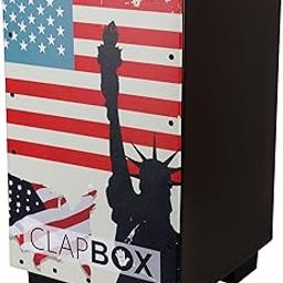 Clapbox Graphic Cajon -Brown, American Maple (H:50 W:30 L:30) - 3 Internal Snares-image-15