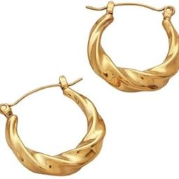 Needs Trending Gold Plated Fancy & Stylish Round Shaped Clip On Metal Punk Barbell Press Earring Hip Hop/Hoop Stud Chandbali/Chand Bali For Men-image-32