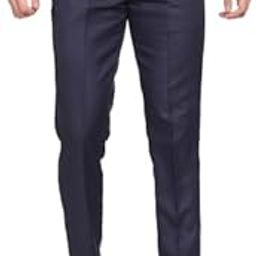 Men's Diamond Dobby Textured Slim Fit Trouser | Trousers for Men | Men Formal Pant-image-32