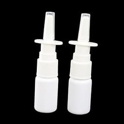 15ML Empty Plastic Nasal Fine Mist Spray Bottle Pump Sprayer with Cap-White-image-23