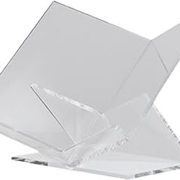 ATORSE® Acrylic Book Stand Craft Simple Organizer Shelf for Living Room Bedroom Home-image-45
