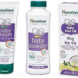 Himalaya - A Complete Combo of Baby Cream Baby Powder & Baby Hair Oil, 100ML Each-image-13