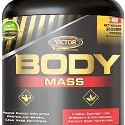 Victor Pharma Body Mass Gainer Protein Calorie Weight Gainer - With Vitamins & Minerals,Powder,1 Count,3000 Grams-image-76