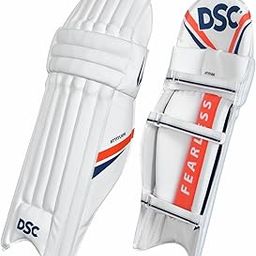 DSC Attitude Cricket Batting Legguard for Mens, Color - White, Size - Mens, Right Hand-image-49
