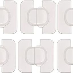SYGA Child Safety Locks- Refrigerators Fridge,Freezer, Doors, Cabinet, Drawers, Baby Proof Locks Latches Catch Toddler Baby Safety - Set of 6-image-47