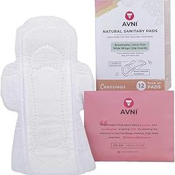 Avni Natural Cotton Sanitary Pads (XL, Pack of 12) + Paper Disposal Bags (Heavy flow)-picture-14