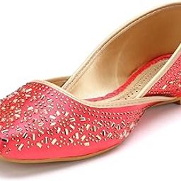 Women's (DN-148) Extra Cushioned Leather Punjabi Jutti-picture-7