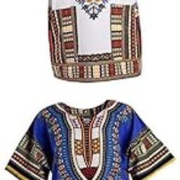 2 Pieces Unisex African Prints Dress Cotton Dashiki Shirt Ethnic Caftan|Clothing, Shoes & Accessories | Cultural & Ethnic Clothing | Africa-picture-42