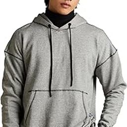Men Cotton Rich Heavy Weight Hooded Sweatshirt (Oversized)-32