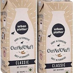Urban Platter OatWOW Classic Oat Beverage, 1L [Pack of 2] [Plant-Based / Milk Alternative]-19