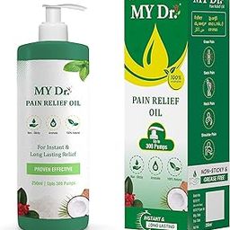 MY Dr.® Pain Relief Oil – Ayurvedic Oil for Joint, Knee, Back, Neck, Shoulder, Ankle, Elbow, hip & Muscle Pain | Fast & Long-Lasting Relief from Arthritis, Sciatica, Stiffness & Chronic Pain | Non-Sticky & No Massage Required | Enriched with 9 Herbs | Easy-to-Use Pump Pack | 250ml-image-34