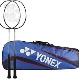 Yonex GR 303i Badminton Racket Combo (Set of 2) with Full Cover + 23025 Yonex kitbag Royal Blue Navy-6