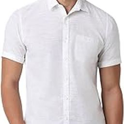 Men Cotton Slim Fit Casual Summer Half Sleeve Shirt-image-30
