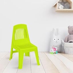 Nilkamal Plastic Toy CHR5027 Chair Modern & Comfortable for Study Chair|Dining Room|Bedroom|Kids Room|Living Room|Indoor-Outdoor|Dust Free|100% Polypropylene Stackable Chairs (Green)-29