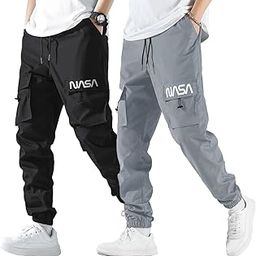 Track Pant for Men || Full Elastic Regular Fit Jogger Pant || Available in Combo Pack of 2 (TP-09-11)-image-1