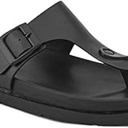 Men's Casual Slip-On Slippers | Black, Lightweight & Easy Wear |Size :-11