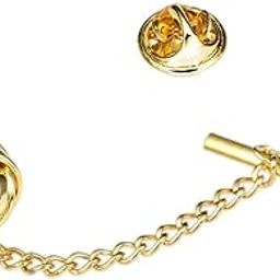 Mens Tie Tack Pins Collar Pin Brooch Lapel Pin for Valentine's Day Gift Gold|Clothing Shoes & Accessories|Womens Accessories|Scarves & Wraps-image-48