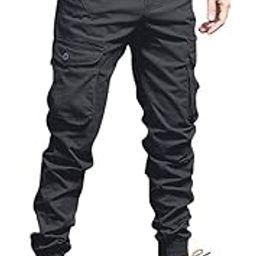 Men's Cargo Pants with Pockets | Cotton Joggers for Man | 6 Pocket Jeans Pant | Casual Trousers for Men | Track Pants for Office and Parties | Comfortable Casual Workwear-picture-35