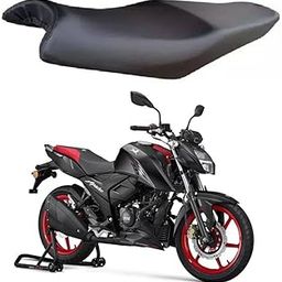 Ask Apache RTR 160 4v Bike Removable & Washable PU Leather Waterproof Single Bike Seat Cover Apache RTR 160 (Black)-image-28
