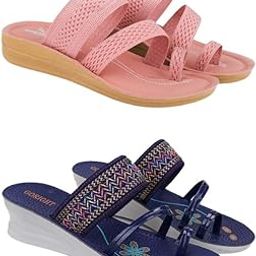Extra Soft Classic Casual wear with Flexibility Technology Flat Combo for Women's/Girl's(6142+1947)()-image-79