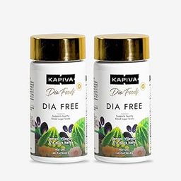 Kapiva Dia Free Capsules | Helps Manage Blood Sugar Levels With Karela, Jamun & Gudmar | 100% Ayurvedic Capsules with Powerful Herbs | 1 Month Pack for Diabetes/Diabetic Care | 60 Capsules (Pack of 2)-image-53